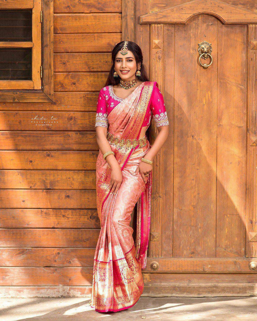 Aab Mamta Soft Silk Jacquard Festival Wear Saree