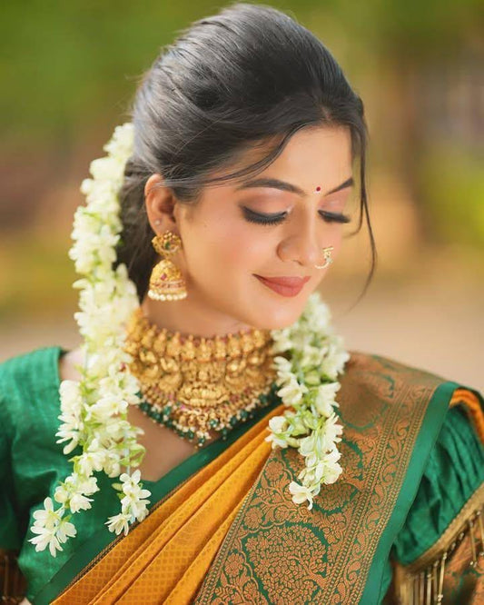 Aab Saheli Soft Silk Jacquard Saree with Elegant Border for Festival Wear - Posyfish.in