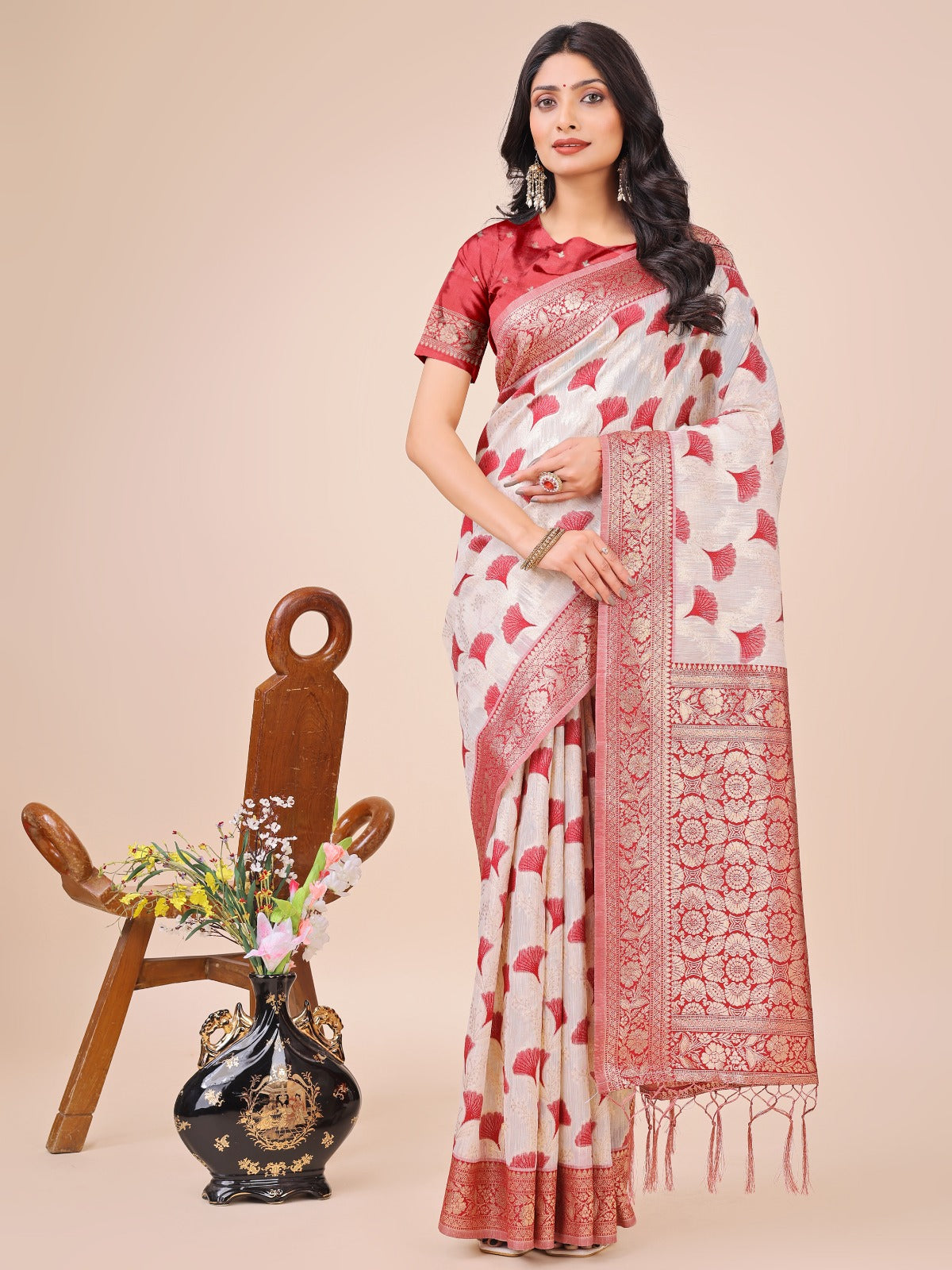 Comfort Fit Printed Cotton Saree for All Occasions