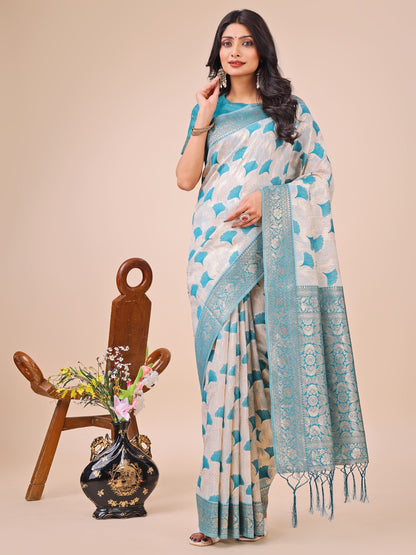 Comfort Fit Printed Cotton Saree for All Occasions