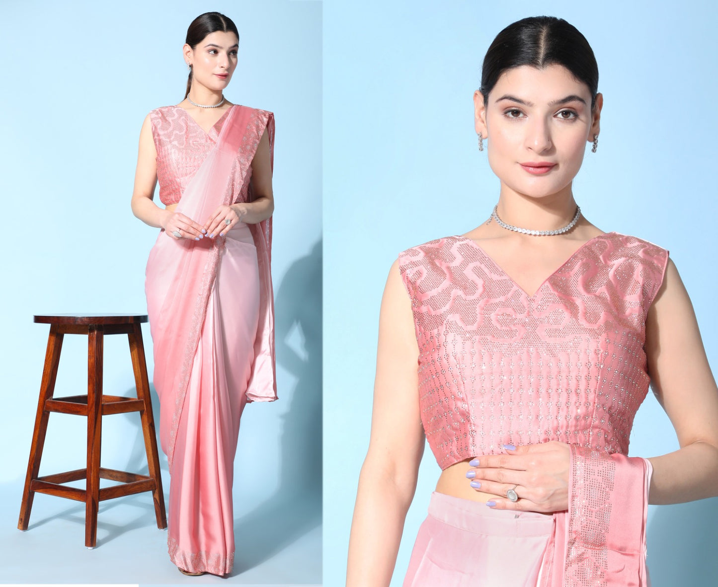 Ready To Wear Designer Saree Collection for Elegant Occasions - Posyfish.in