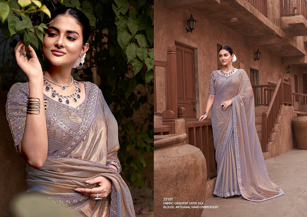 Designer Heavy Ready To Wear Saree Party Wear