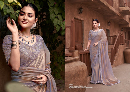 Designer Heavy Ready To Wear Saree for Party Wear - Posyfish.in