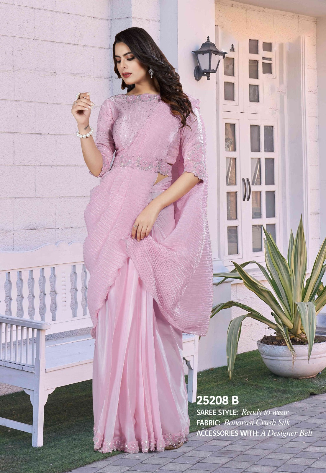 Ophelia New Designer Party Wear Saree - Ready to Wear Elegance - Posyfish.in