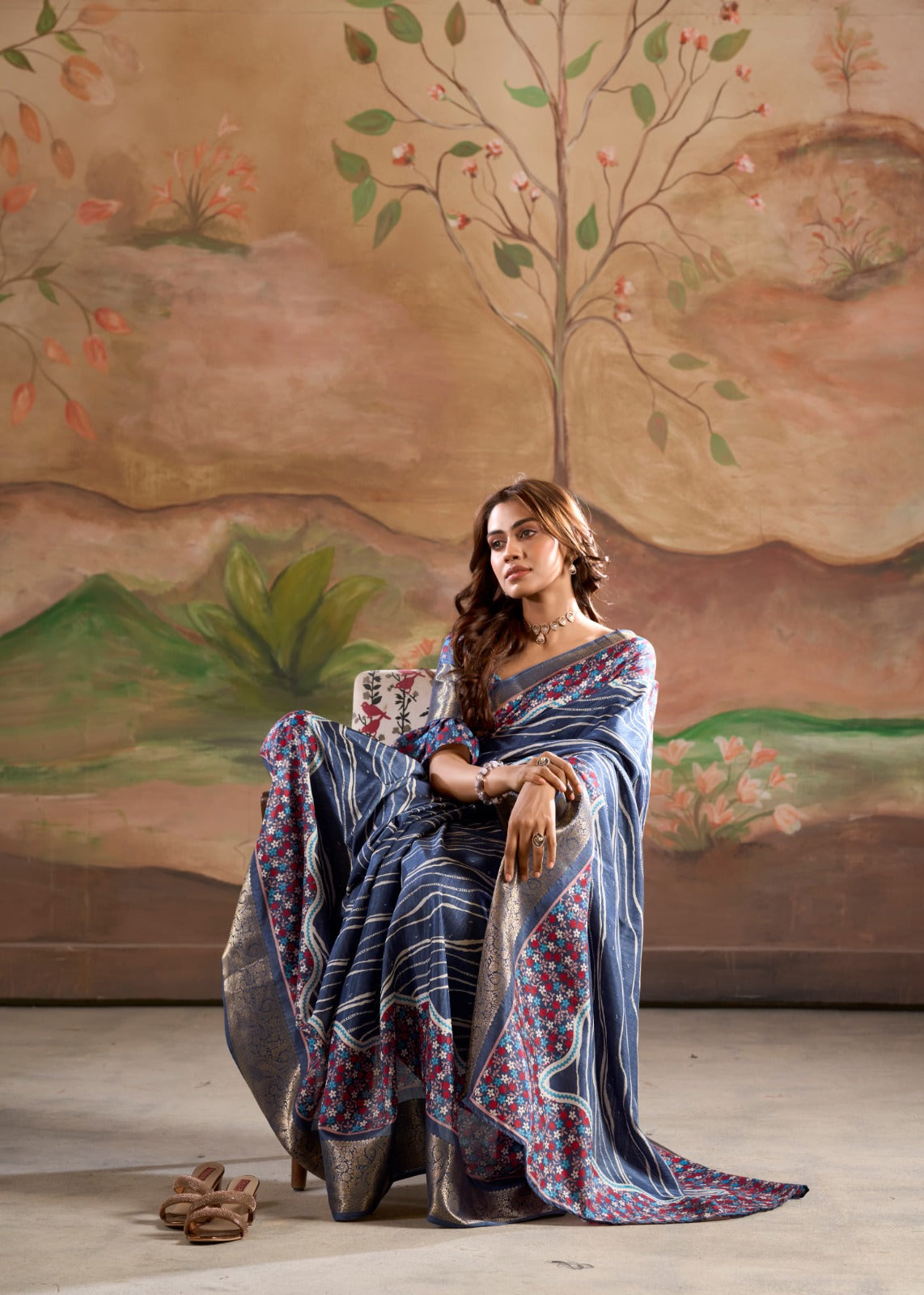 Jamoon Silk Saree - Chic Designer Saree for Classic Elegance - Posyfish.in
