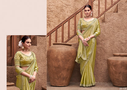 Designer Heavy Ready To Wear Saree for Party Wear - Posyfish.in