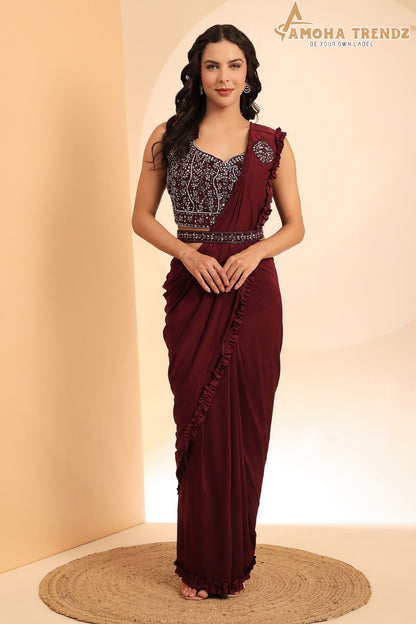 Ready To Wear Saree - Effortless Elegance and Style - Posyfish.in