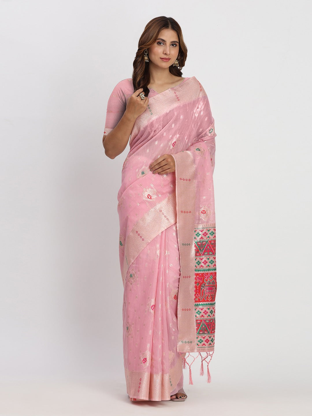 Lightweight Cotton Saree for Office & Daily Wear
