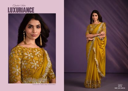 Exotica Designer Heavy Ready To Wear Saree Collection for Stunning Party Wear - Posyfish.in