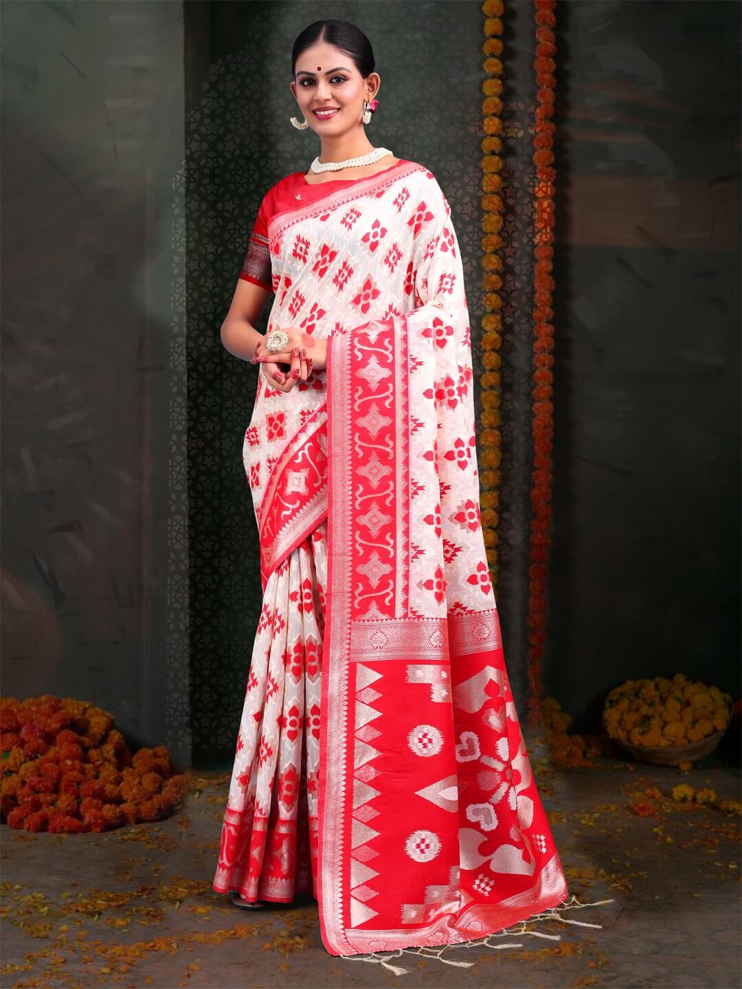 Comfort Fit Printed Cotton Saree Soft, Lightweight & Elegant