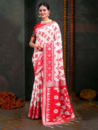 Comfort Fit Printed Cotton Saree Soft, Lightweight & Elegant