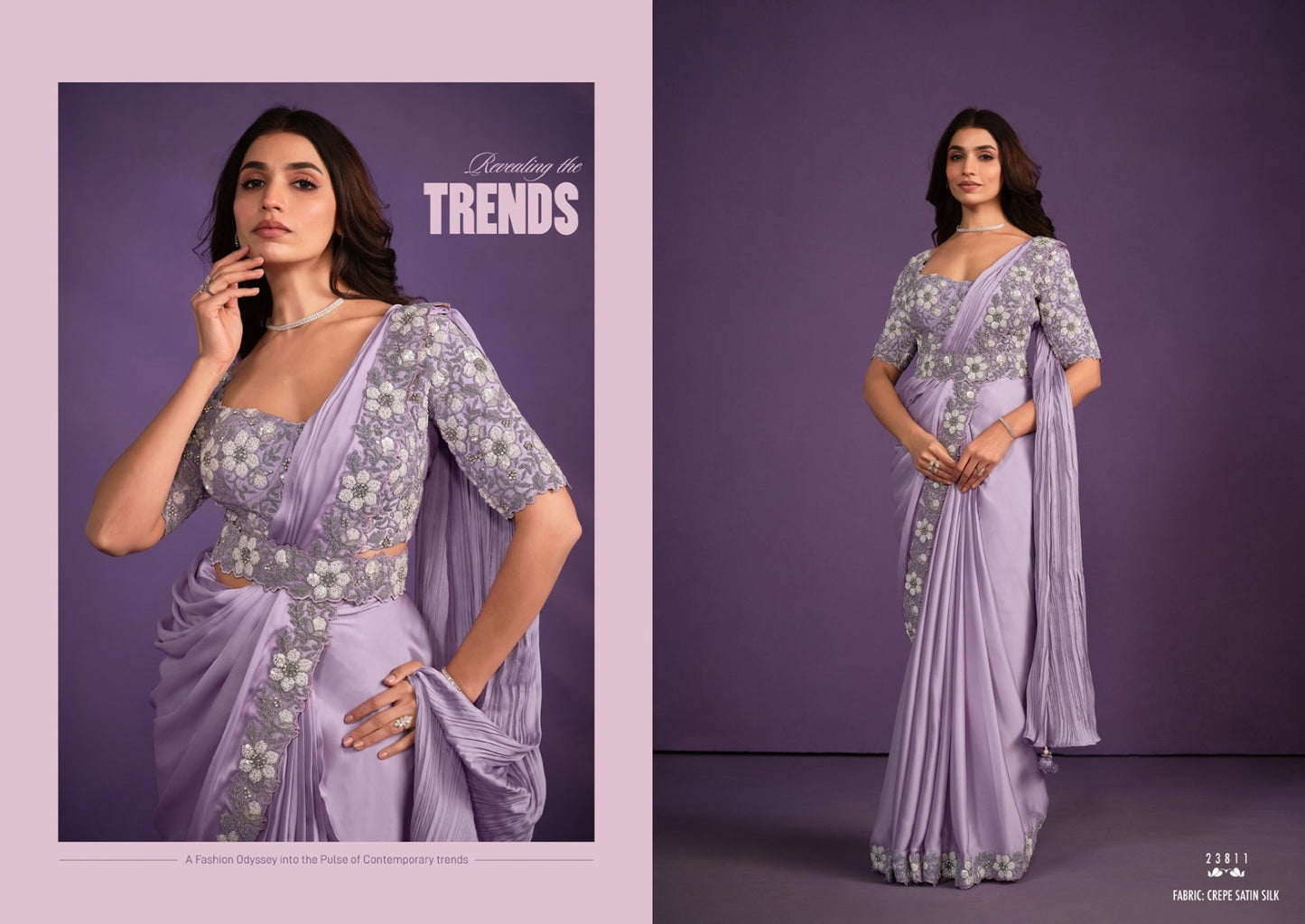 Exotica Designer Heavy Ready To Wear Saree Collection for Stunning Party Wear - Posyfish.in