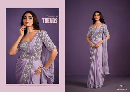 Exotica Designer Heavy Ready To Wear Saree Collection for Stunning Party Wear - Posyfish.in