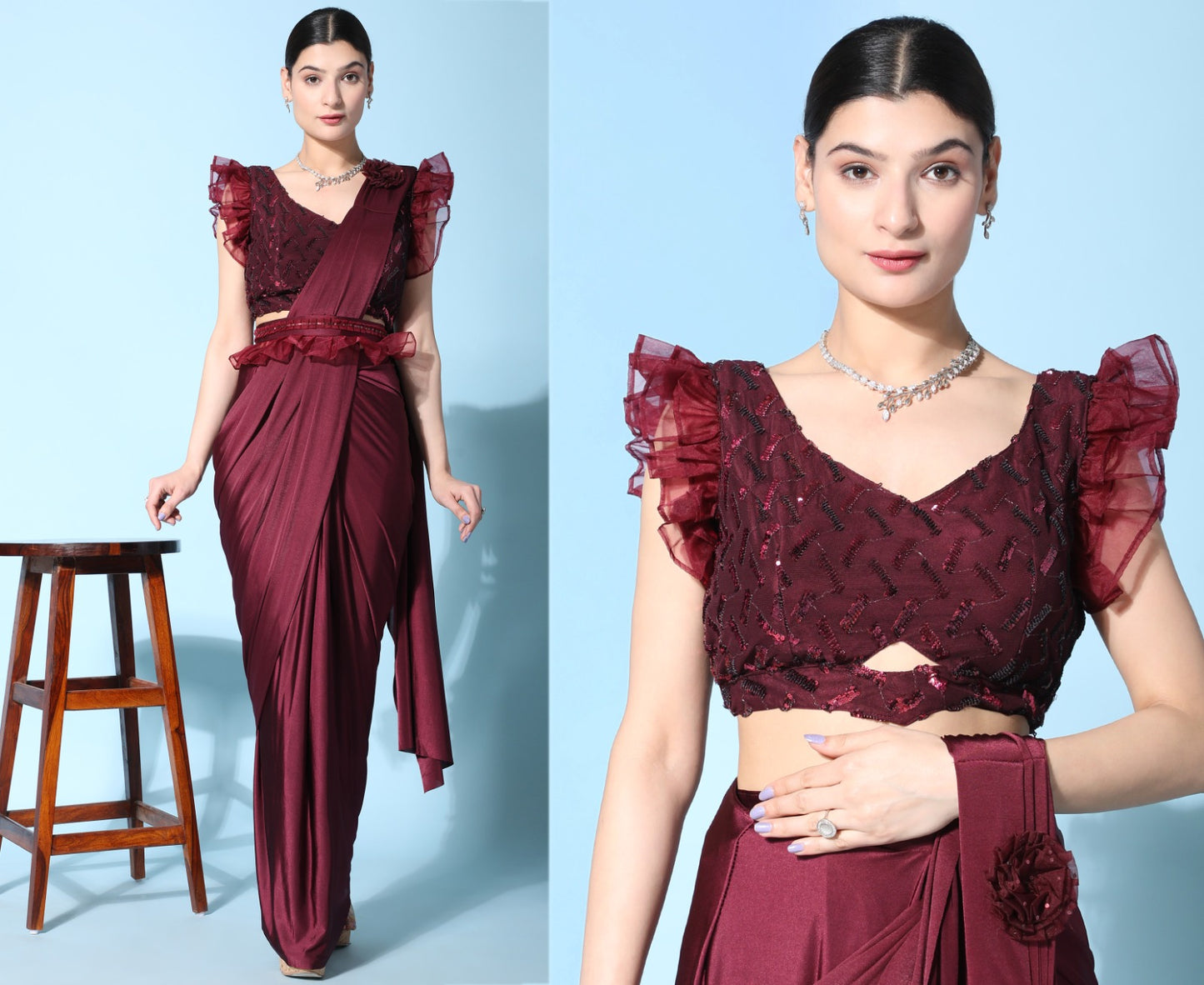 Fancy Saree Collection: Elegant Ready to Wear Sarees for Every Occasion - Posyfish.in