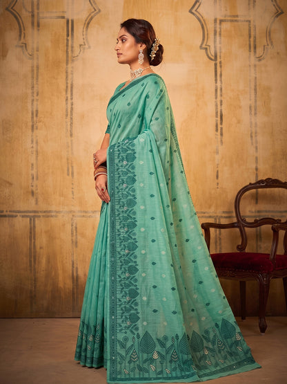 Premium Designer Cotton Sarees For Daily and Office Wear