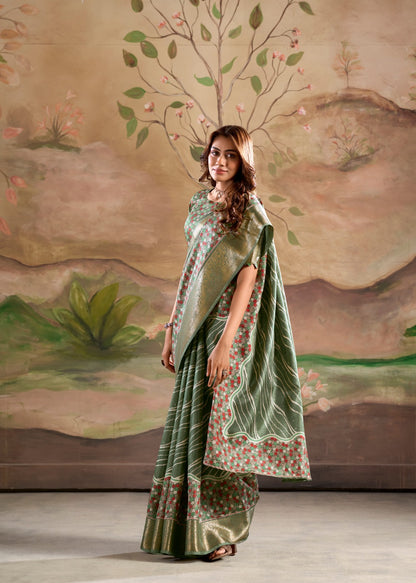 Jamoon Silk Saree - Chic Designer Saree for Classic Elegance - Posyfish.in