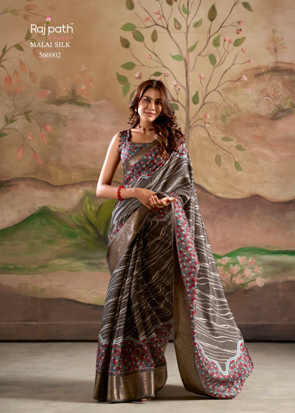 Jamoon Silk Saree - Chic Designer Saree for Classic Elegance - Posyfish.in