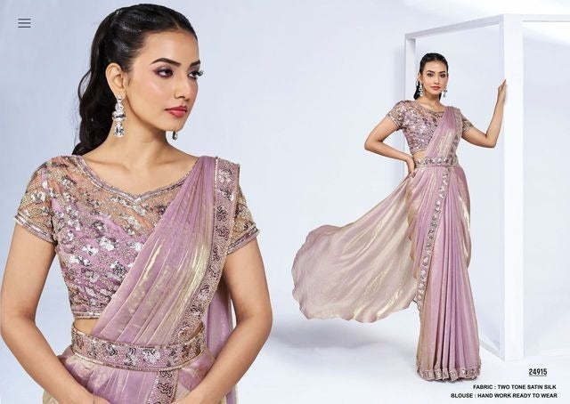Designer Heavy Party Wear Saree for Elegant Occasions - Posyfish.in