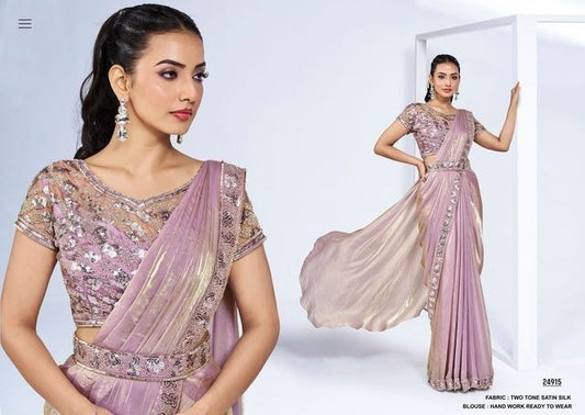 Designer Heavy Party Wear Saree for Elegant Occasions - Posyfish.in