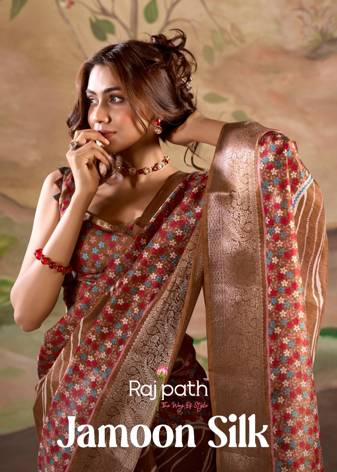 Jamoon Silk Saree - Chic Designer Saree for Classic Elegance - Posyfish.in
