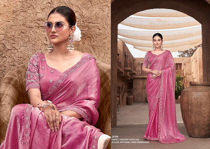 Designer Heavy Ready To Wear Saree for Party Wear - Posyfish.in