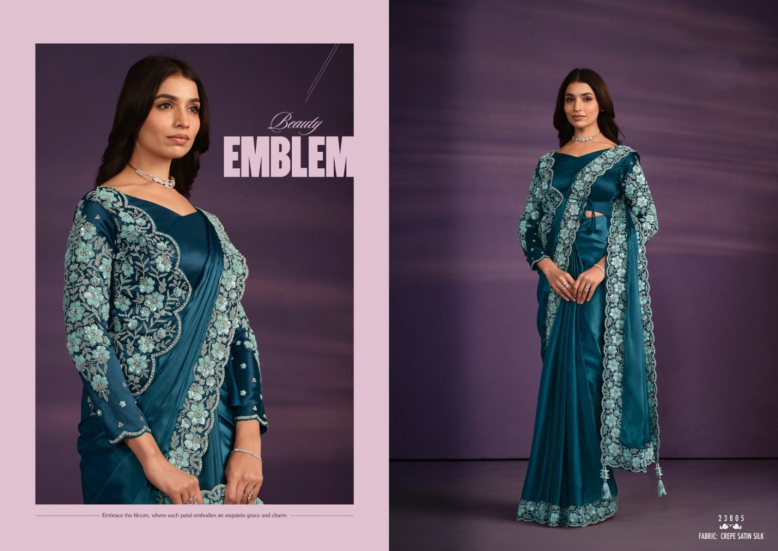 Exotica Designer Heavy Ready To Wear Saree Collection for Stunning Party Wear - Posyfish.in