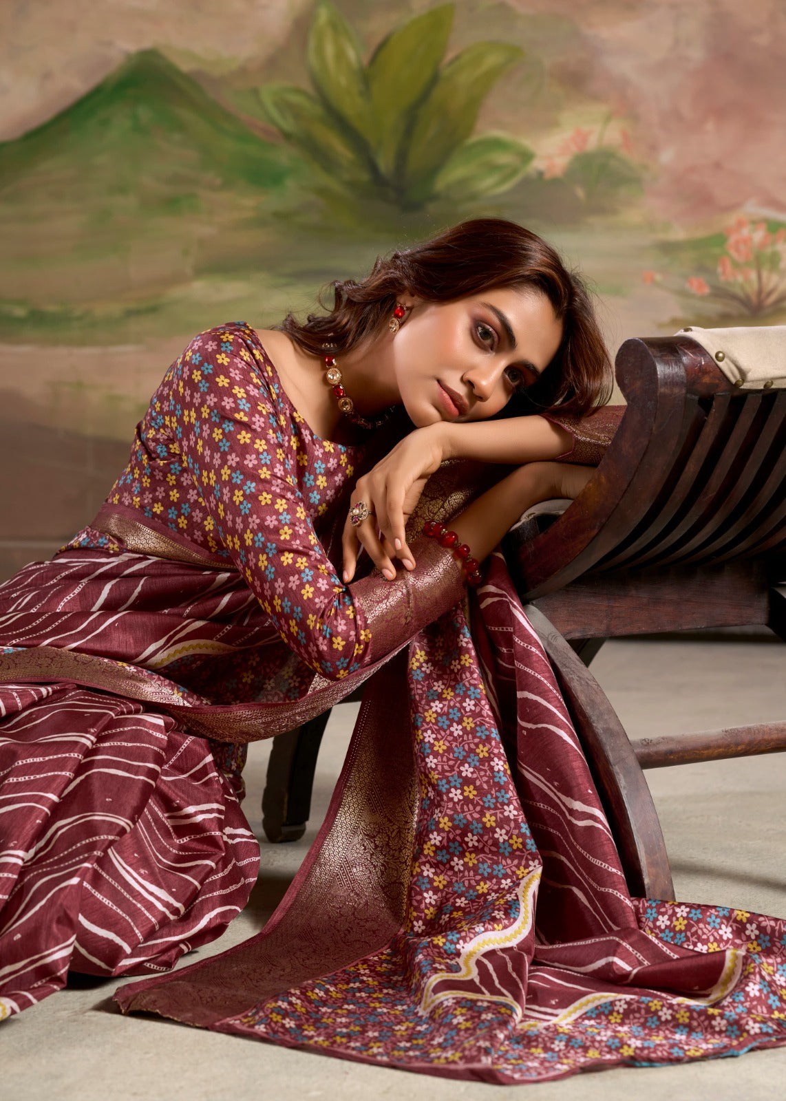 Jamoon Silk Saree - Chic Designer Saree for Classic Elegance - Posyfish.in