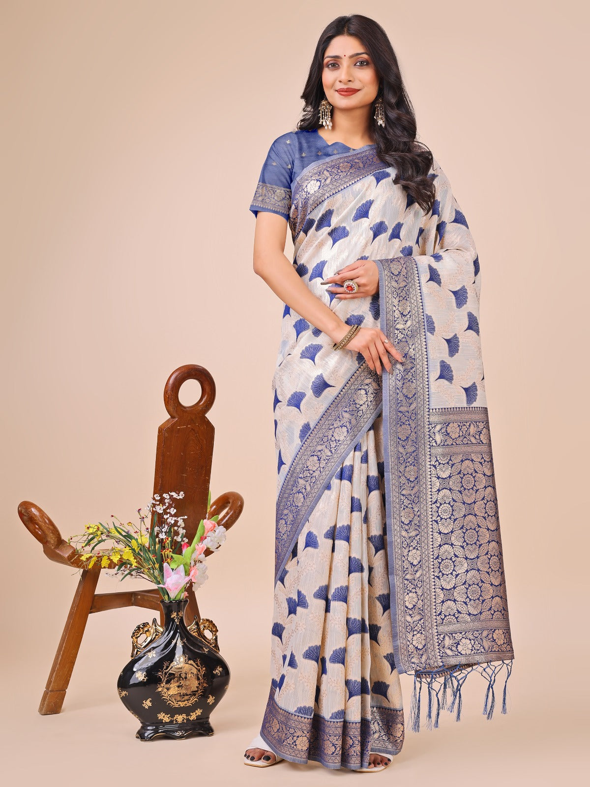 Comfort Fit Printed Cotton Saree for All Occasions