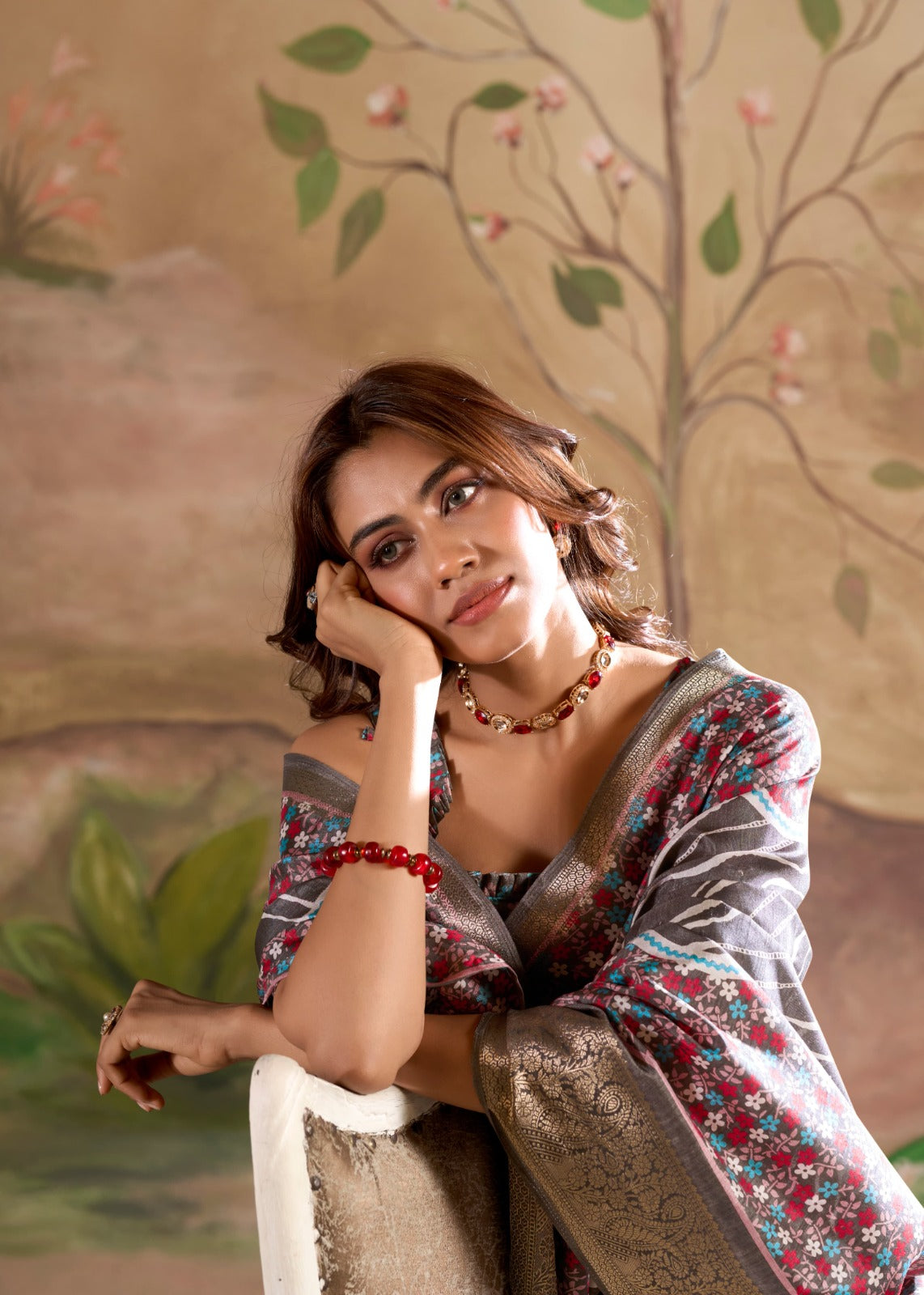 Jamoon Silk Saree - Chic Designer Saree for Classic Elegance - Posyfish.in