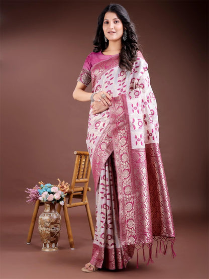 Pure Cotton Printed Saree for Women