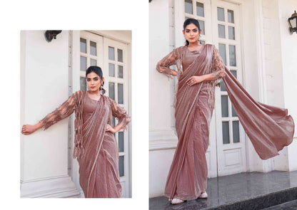 Ophelia New Designer Party Wear Saree - Ready to Wear Elegance - Posyfish.in