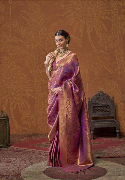 Premium Handloom Silk Saree for Women | Elegant Ethnic Weaving - Posyfish.in