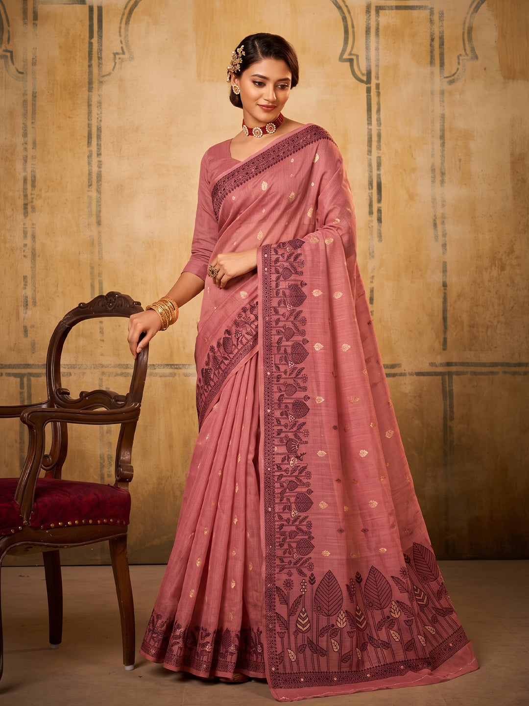 Premium Designer Cotton Sarees For Daily and Office Wear