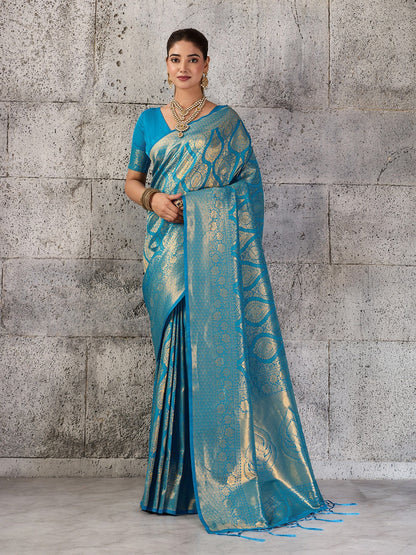Blended Kanjivaram Silk Saree