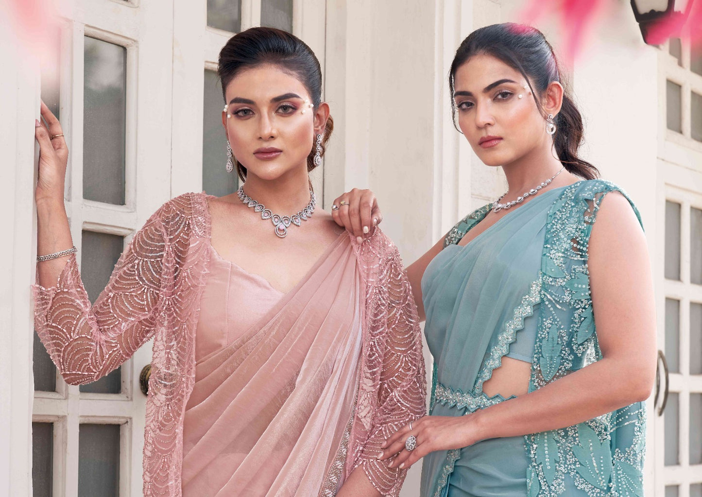 Ophelia New Designer Party Wear Saree - Ready to Wear Elegance - Posyfish.in
