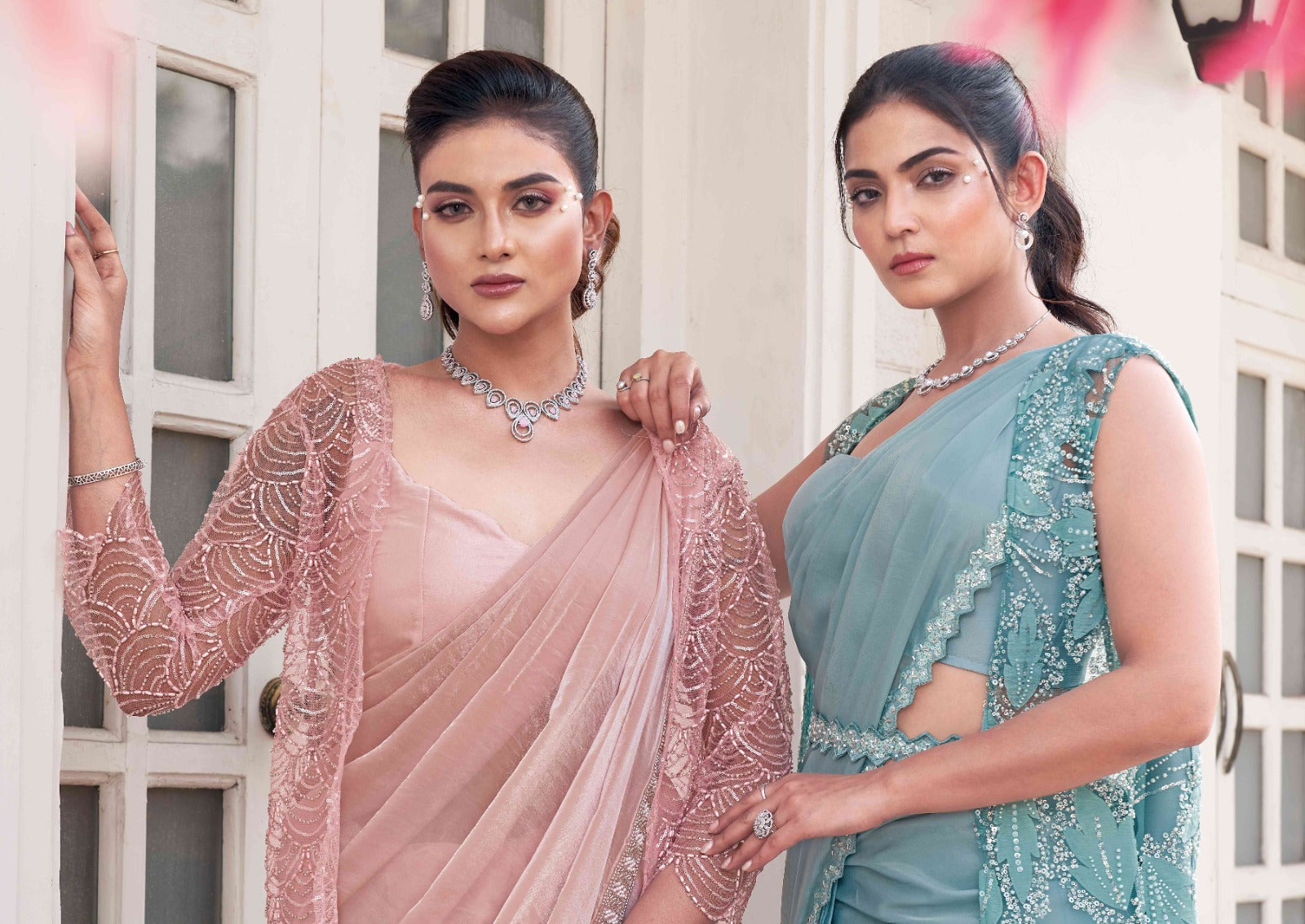 Ophelia New Designer Party Wear Saree - Ready to Wear Elegance - Posyfish.in