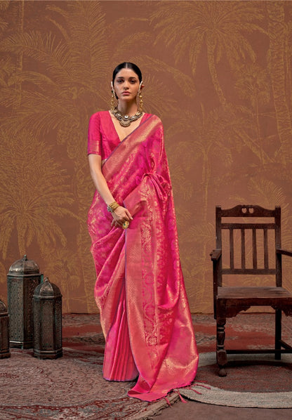 Premium Handloom Silk Saree for Women | Elegant Ethnic Weaving - Posyfish.in
