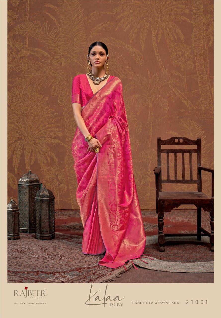 Premium Handloom Silk Saree for Women | Elegant Ethnic Weaving - Posyfish.in