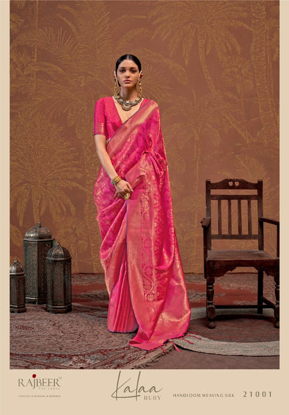 Premium Handloom Silk Saree for Women | Elegant Ethnic Weaving - Posyfish.in