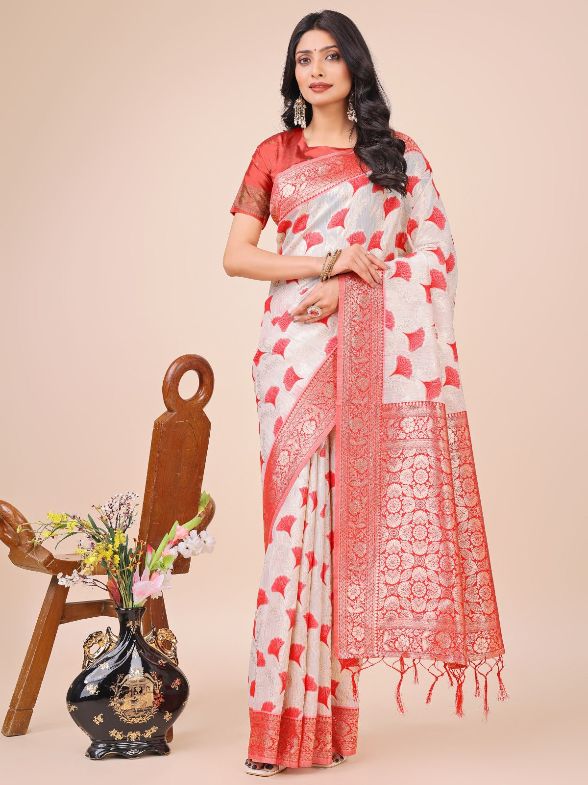 Comfort Fit Printed Cotton Saree for All Occasions