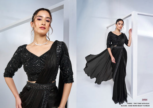 Designer Heavy Saree Party Wear for Elegant Occasions - Posyfish.in