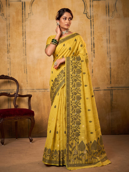 Premium Designer Cotton Sarees For Daily and Office Wear