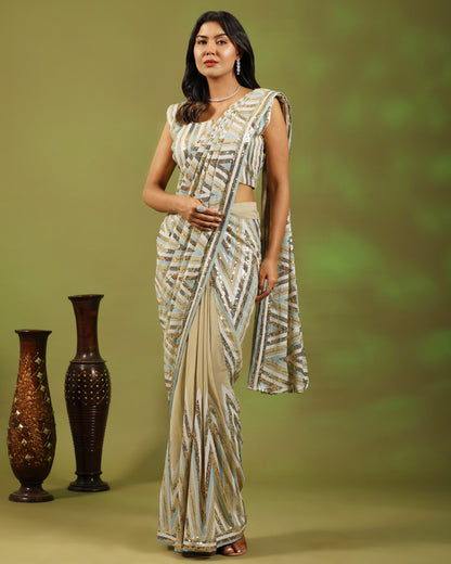 Ready To Wear Designer Saree Collection - Elegance & Style Redefined - Posyfish.in