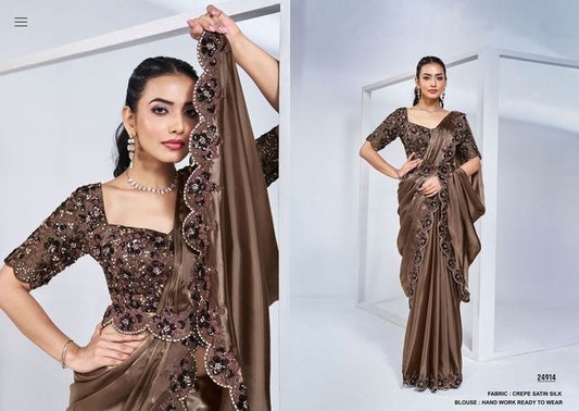 Designer Heavy Party Wear Saree for Stunning Event Looks - Posyfish.in