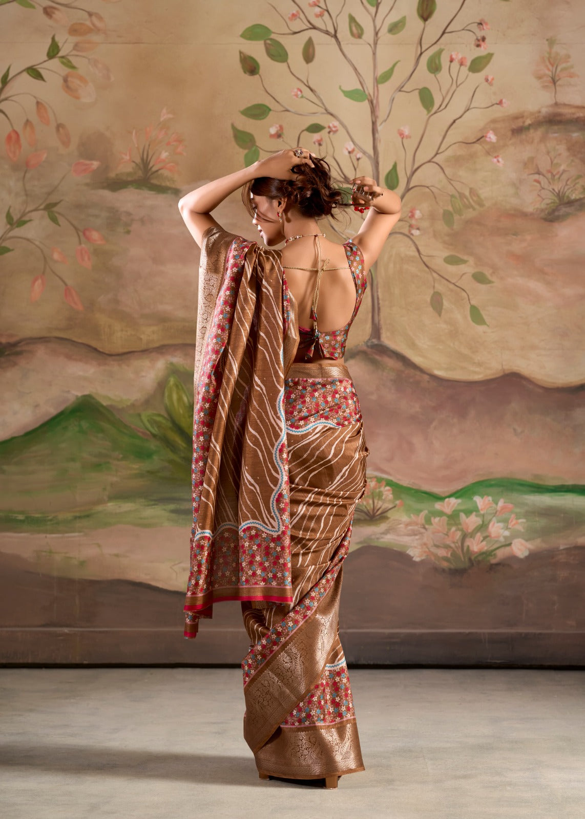 Jamoon Silk Saree - Chic Designer Saree for Classic Elegance - Posyfish.in
