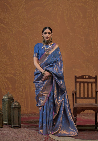 Premium Handloom Silk Saree for Women | Elegant Ethnic Weaving - Posyfish.in