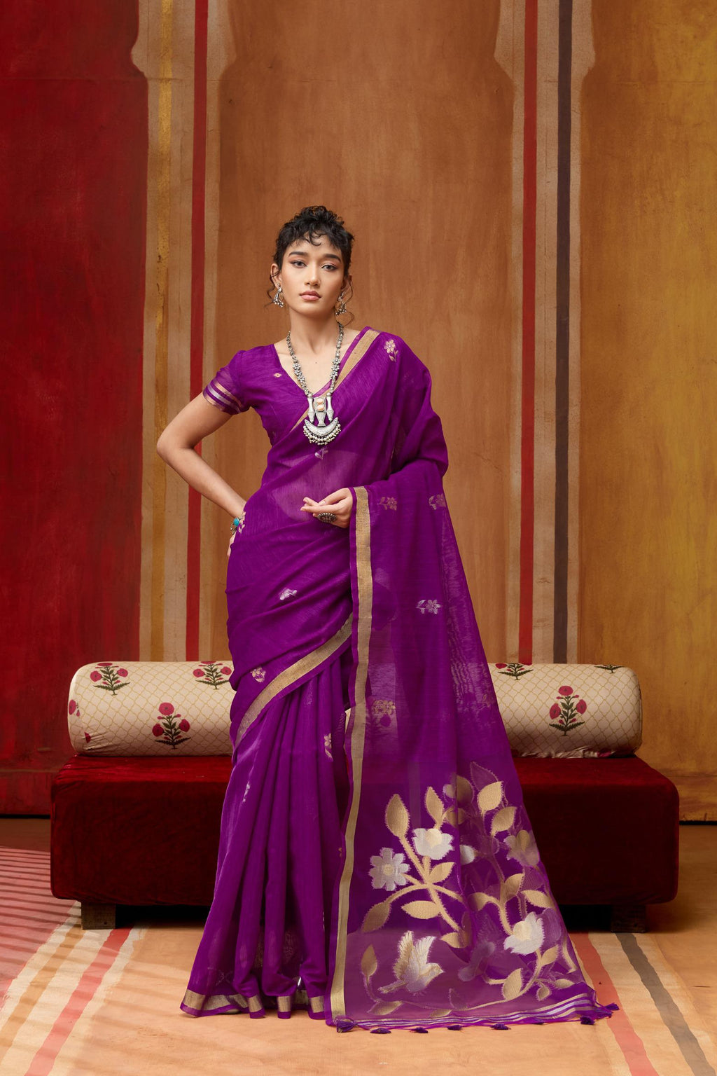 Premium Designer Ethnic Wear Saree for Women | Elegant Traditional Fashion - Posyfish.in