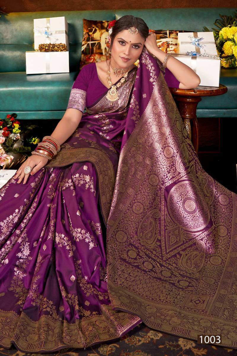 Premium Silk Saree for Women - Elegant Wedding & Festive Ethnic Wear - Posyfish.in