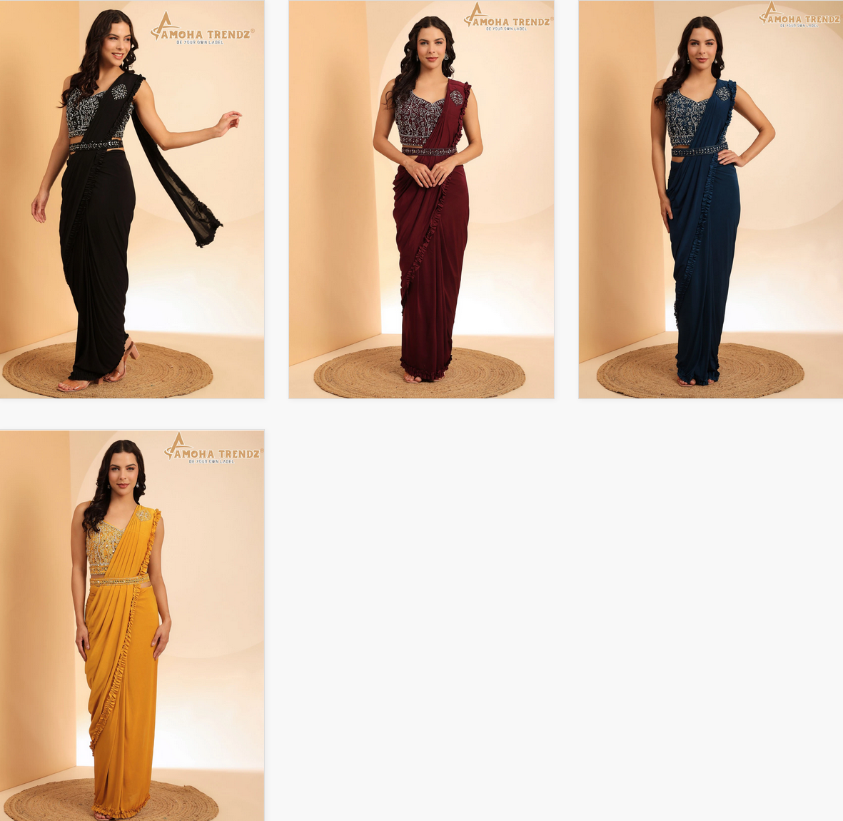 Ready To Wear Saree - Effortless Elegance and Style - Posyfish.in