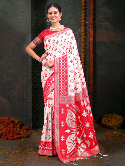 Comfort Fit Printed Cotton Saree Soft, Lightweight & Elegant